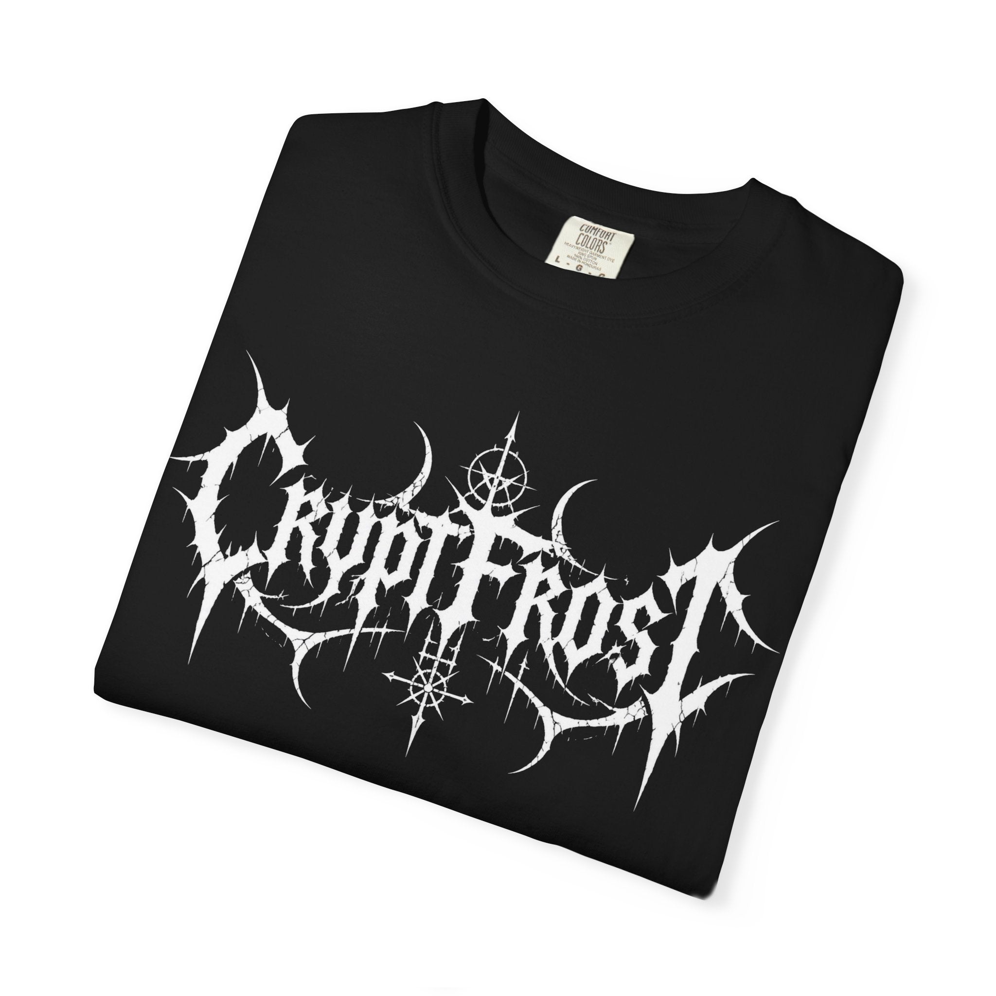 T-Shirt — Cryptfrost Black Metal Logo Tee