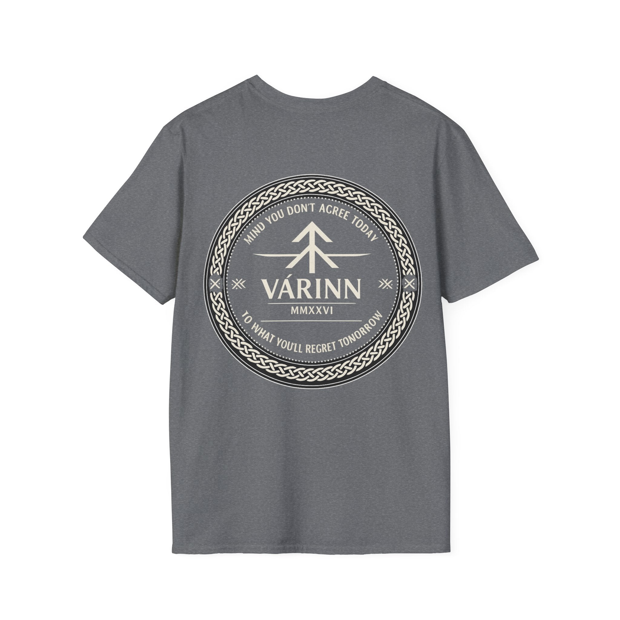 Minimalist Logo T-Shirt — Subtle Black Graphic Tee