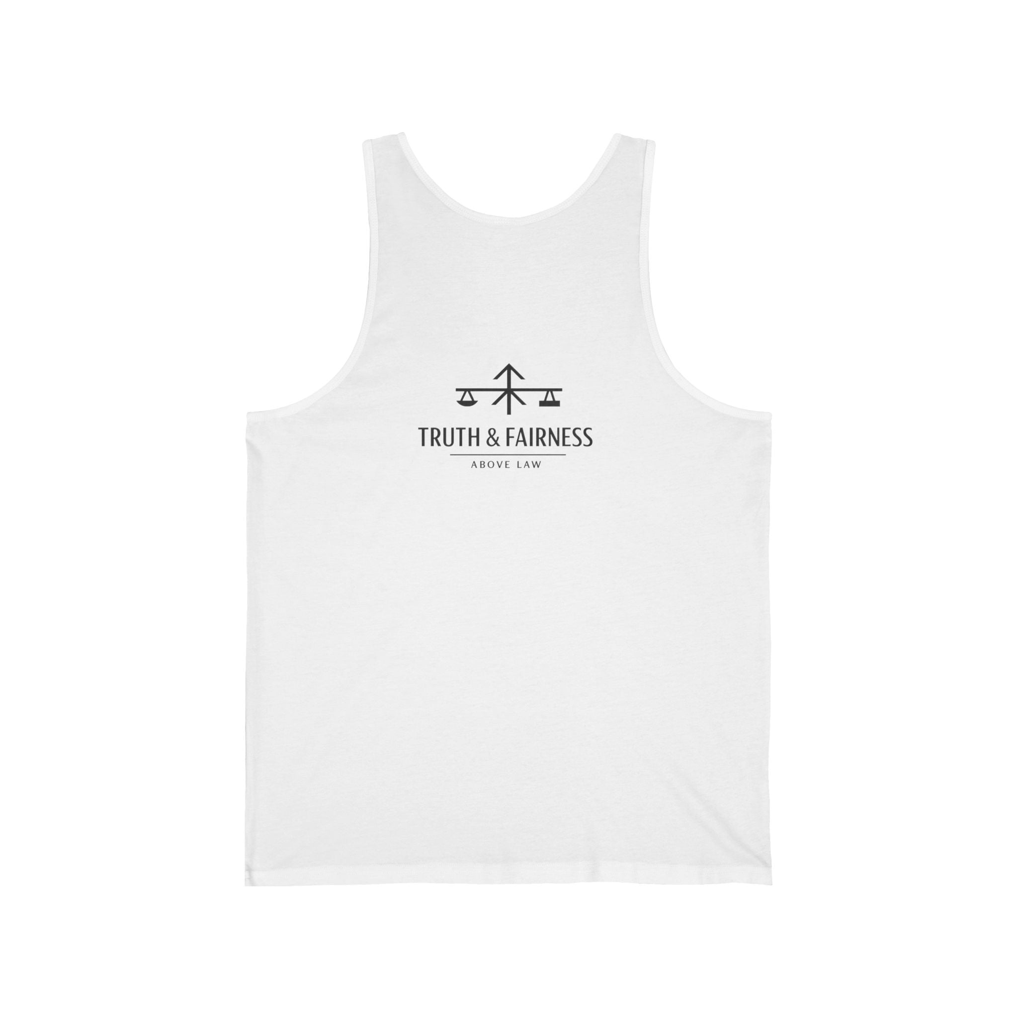 Truth & Fairness Minimalist Tank Top — 'Várinn Skógøy' Nordic Logo Tank