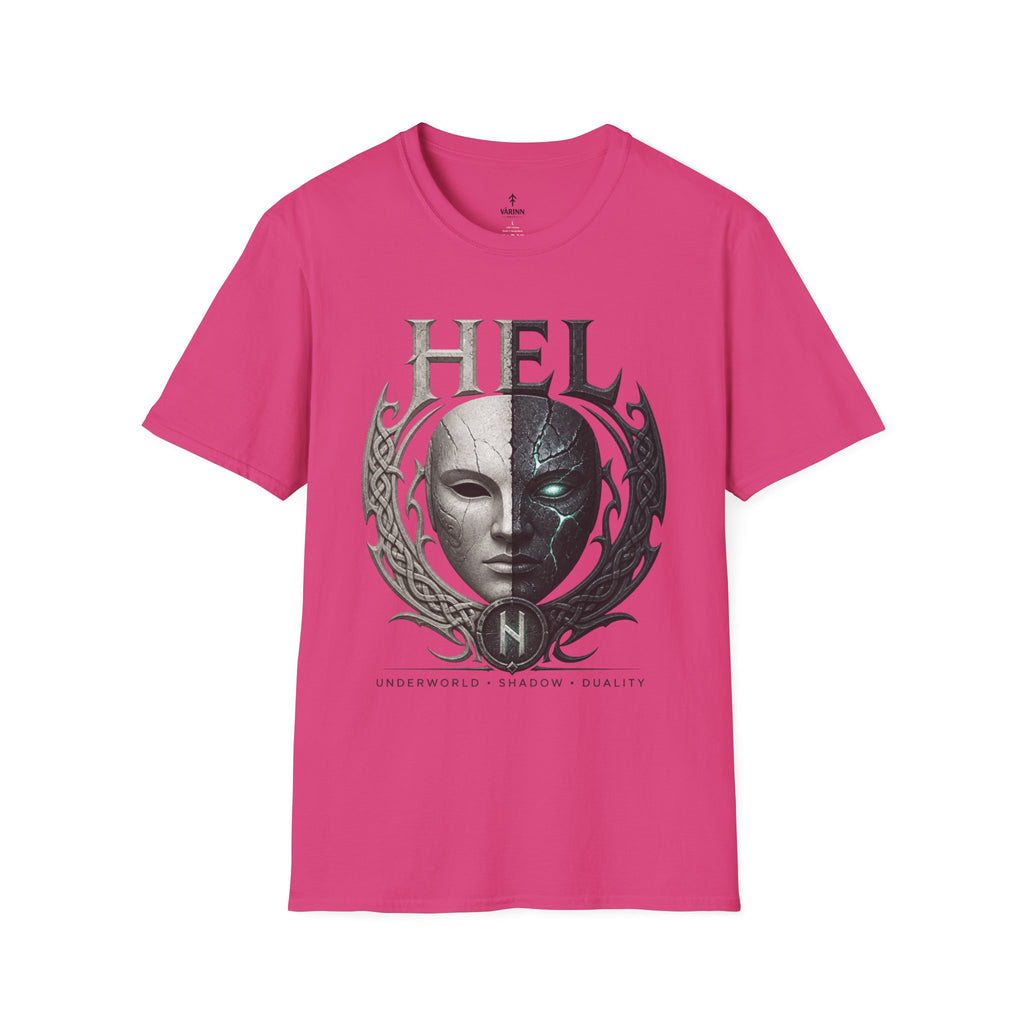 Hel Mythic Mask T-Shirt — Norse Goddess Hel Fantasy Tee