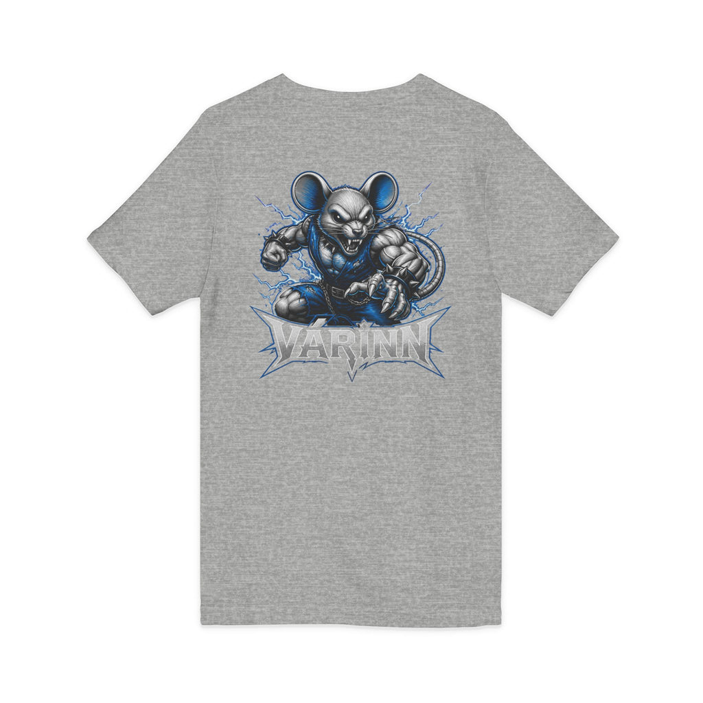 Varinn Heavy Metal Mouse Graphic V-Neck Tee