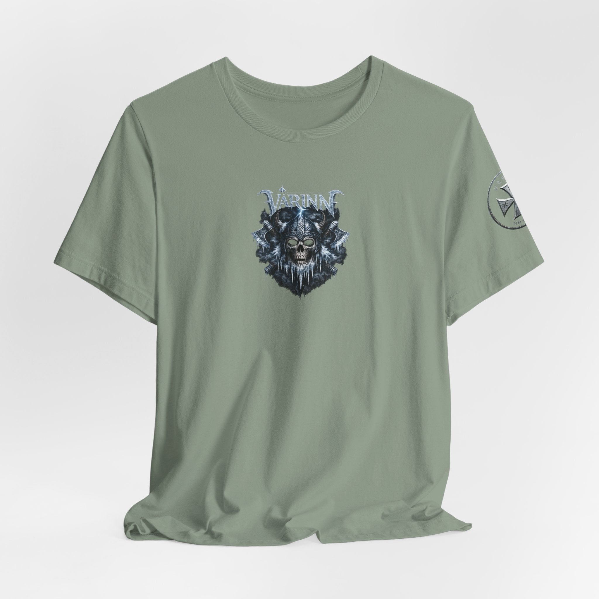 Viking Wolf & Yggdrasil Tee — Varinn Norse Mythology Graphic T-Shirt