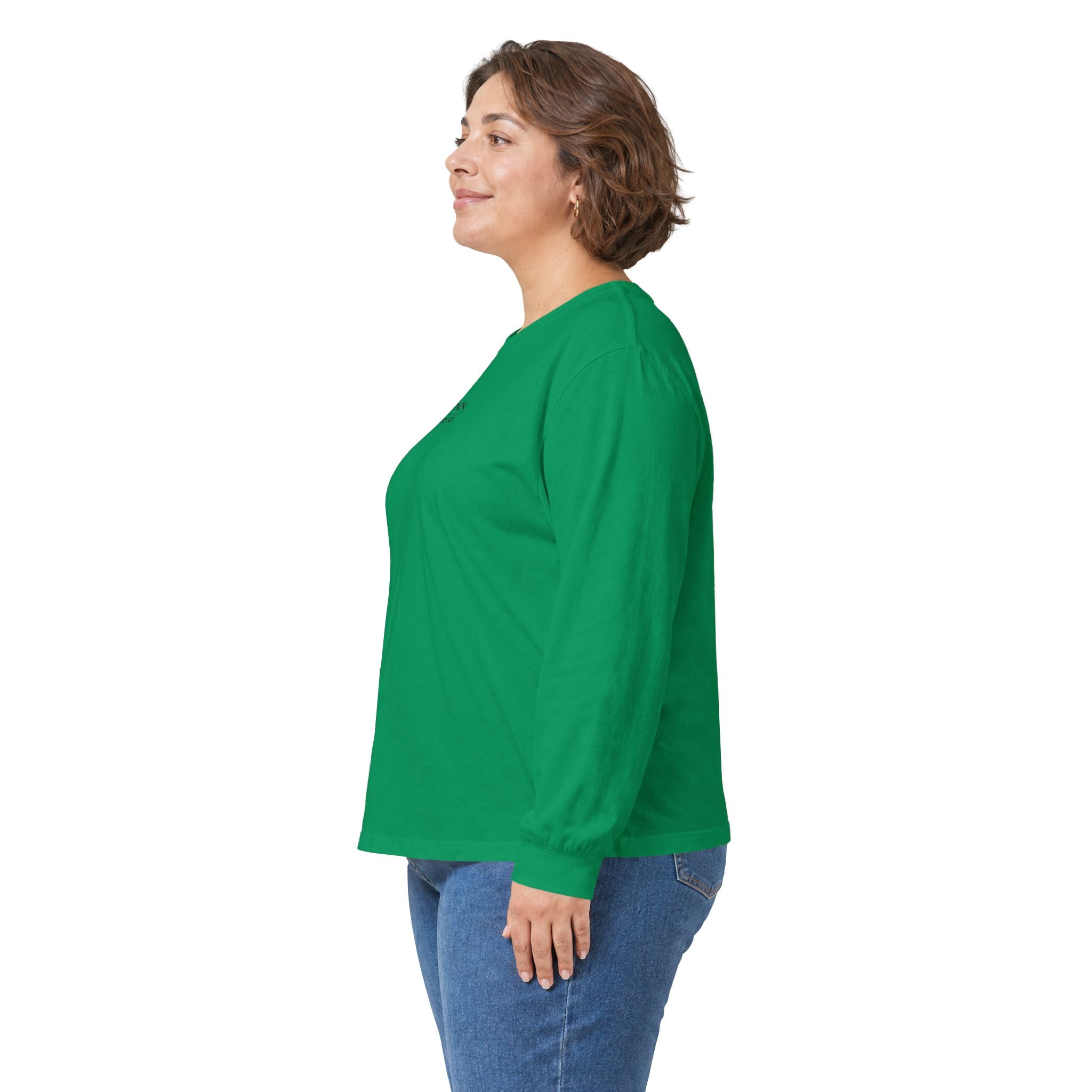 Long Sleeve Tee — Varinn Outdoor Badge Logo (Heather Gray)