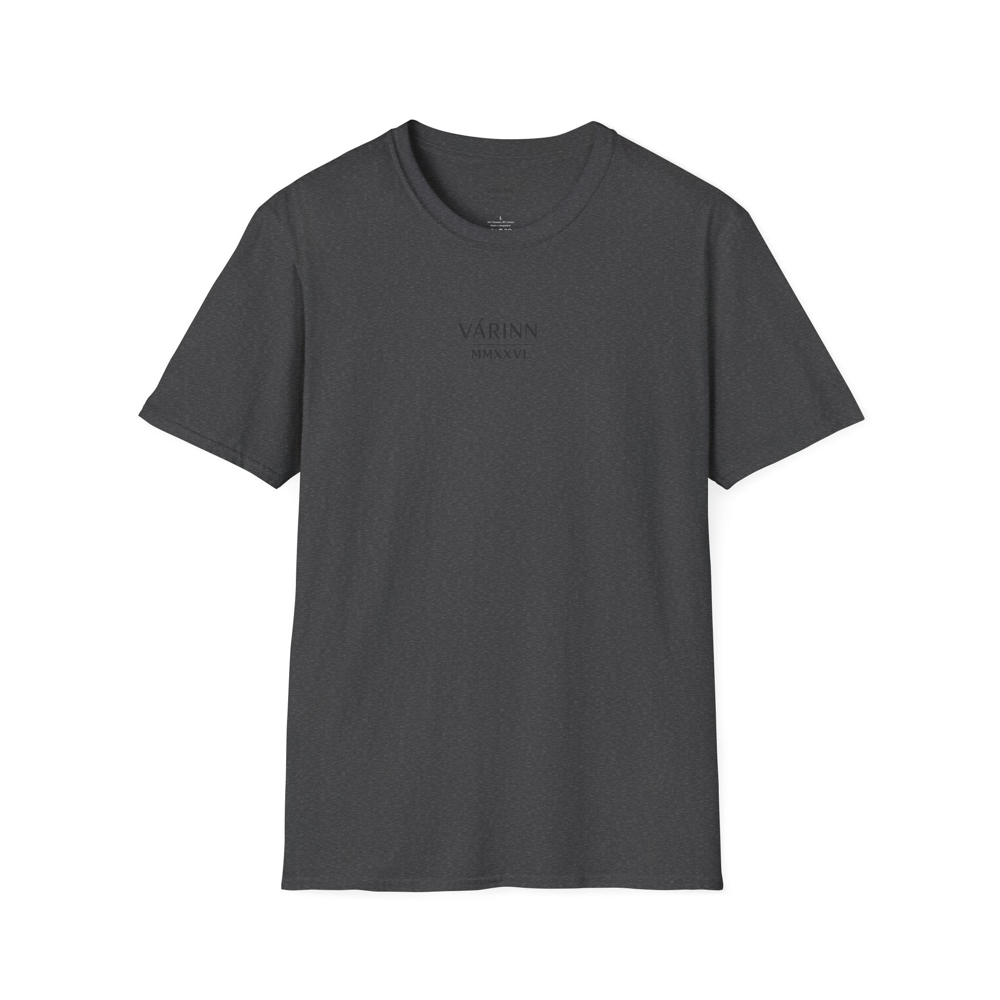 Minimalist Logo T-Shirt — Subtle Black Graphic Tee