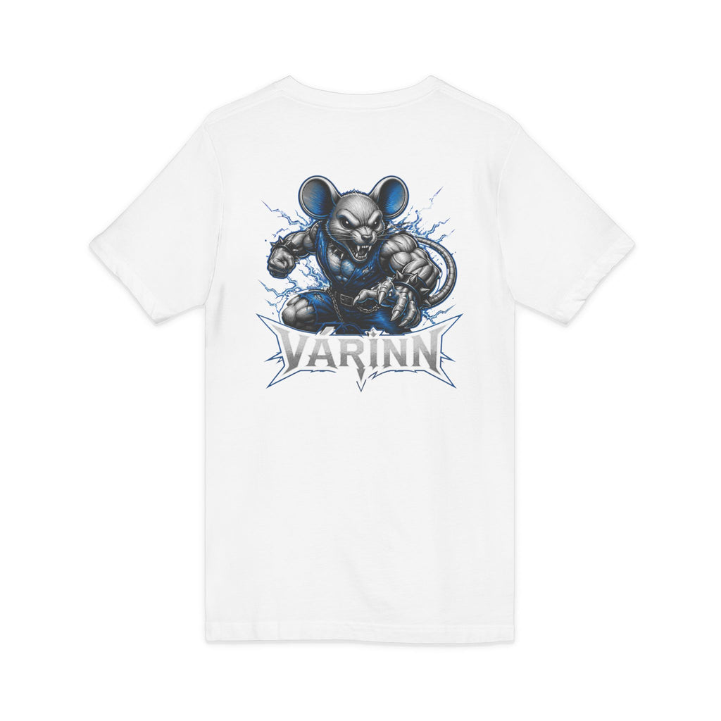 Varinn Heavy Metal Mouse Graphic V-Neck Tee