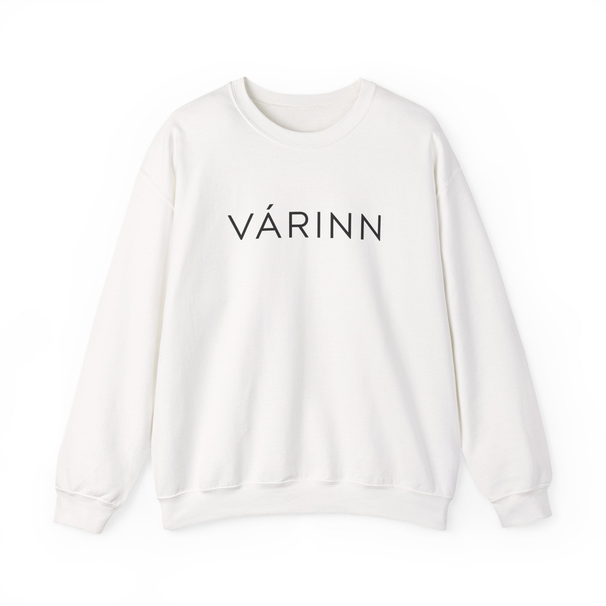Várinn Minimal Logo Sweatshirt — Scandinavian-Inspired Cozy Crewneck