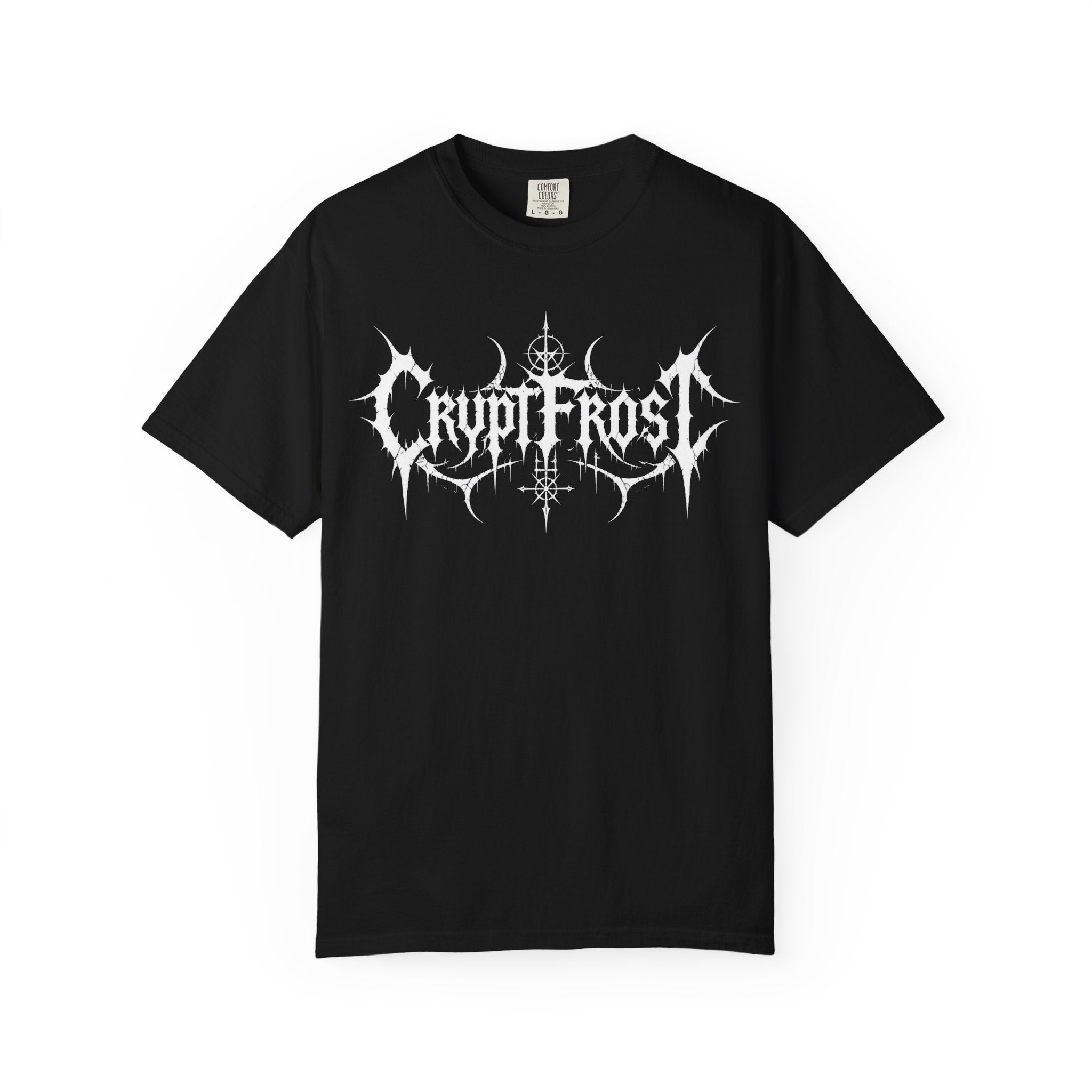 T-Shirt — Cryptfrost Black Metal Logo Tee