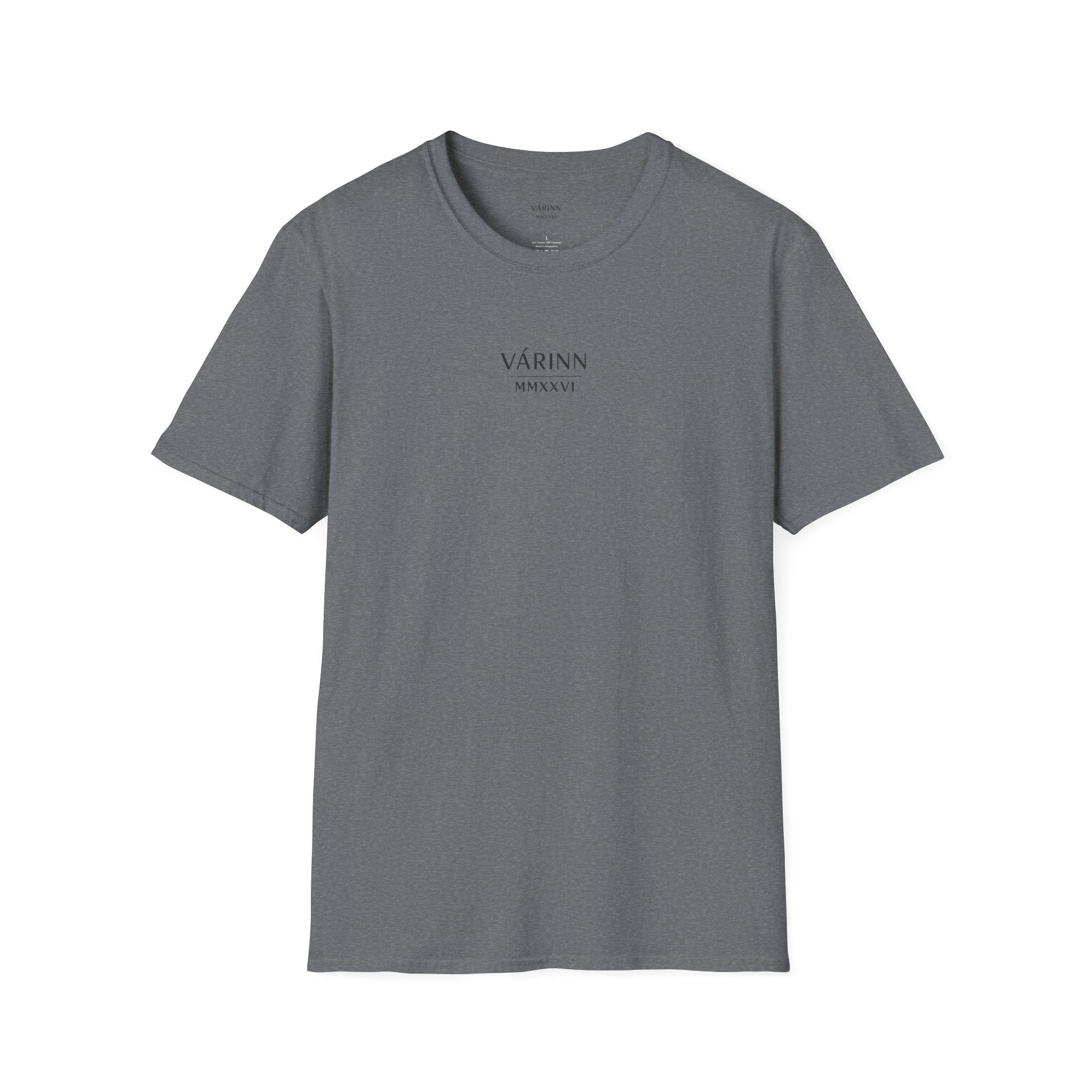 Minimalist Logo T-Shirt — Subtle Black Graphic Tee