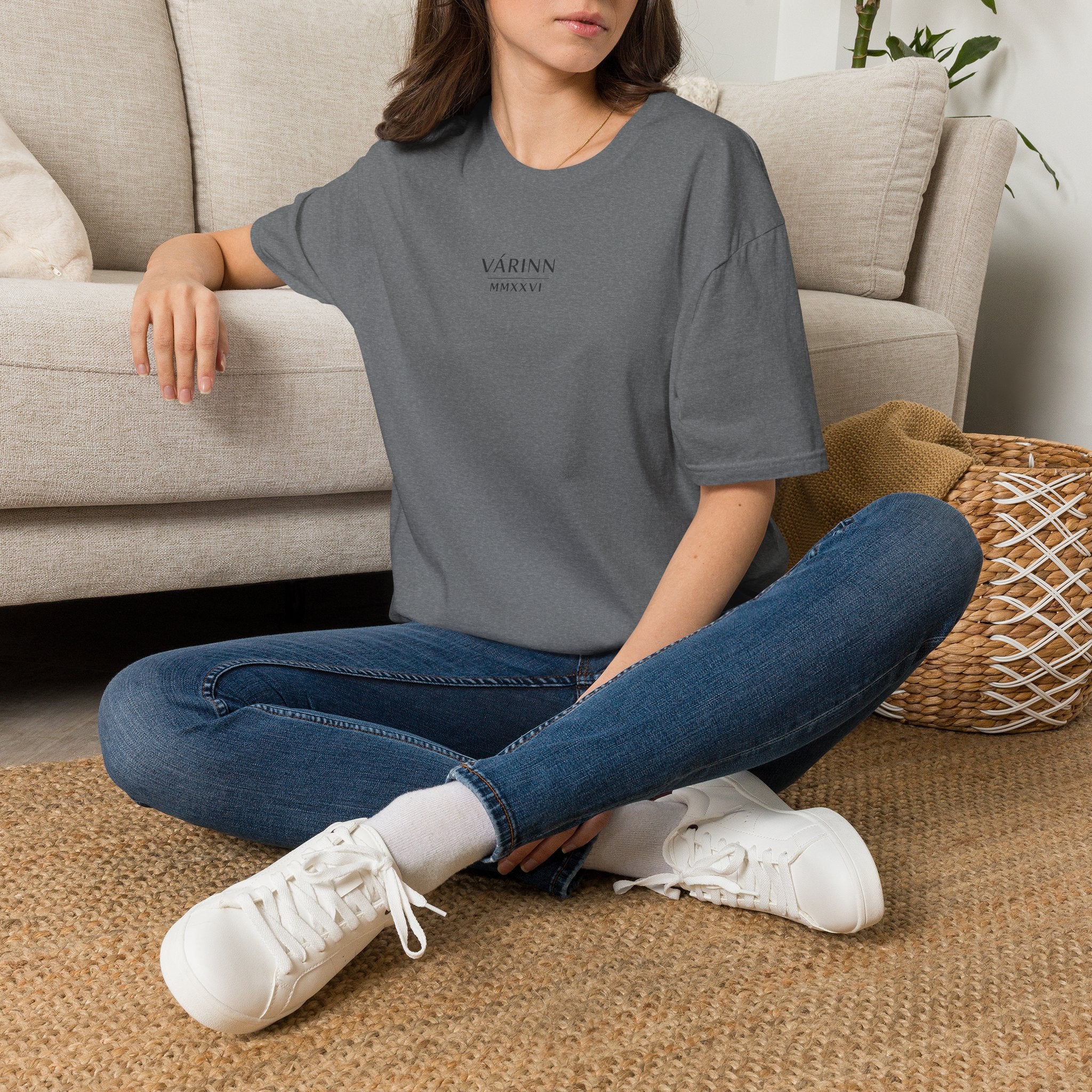 Minimalist Logo T-Shirt — Subtle Black Graphic Tee