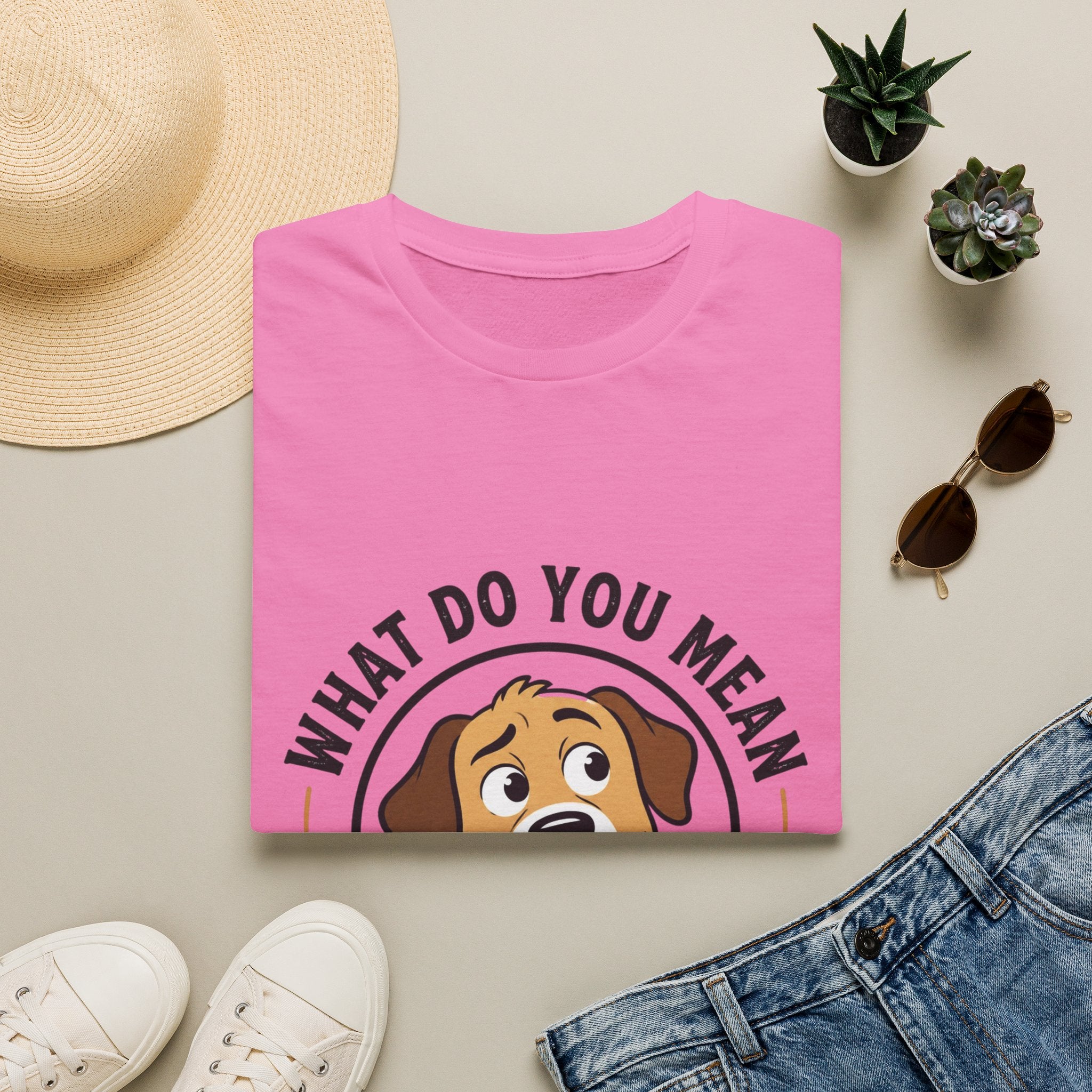 Dog T‑Shirt — “What Do You Mean It’s a Dog’s Life?” Cute Puppy Graphic Tee
