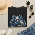 Electric Battle Mouse T-Shirt — Fierce Cartoon Rodent Graphic Tee ("Yärinn")