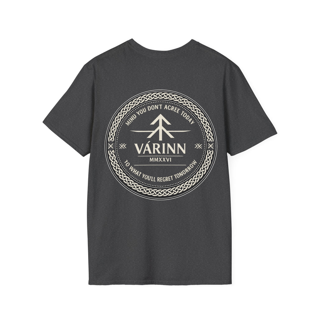 Minimalist Logo T-Shirt — Subtle Black Graphic Tee
