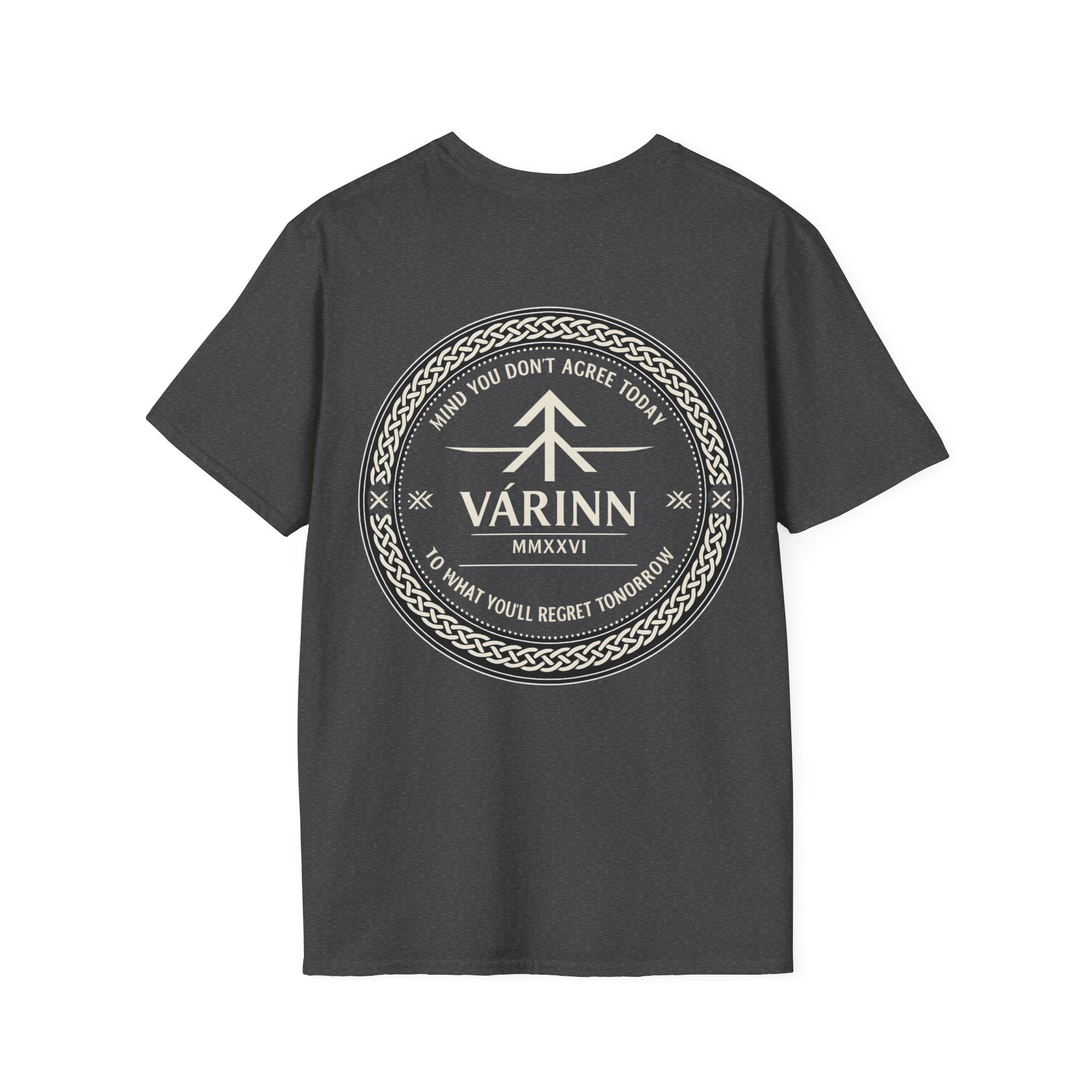 Minimalist Logo T-Shirt — Subtle Black Graphic Tee