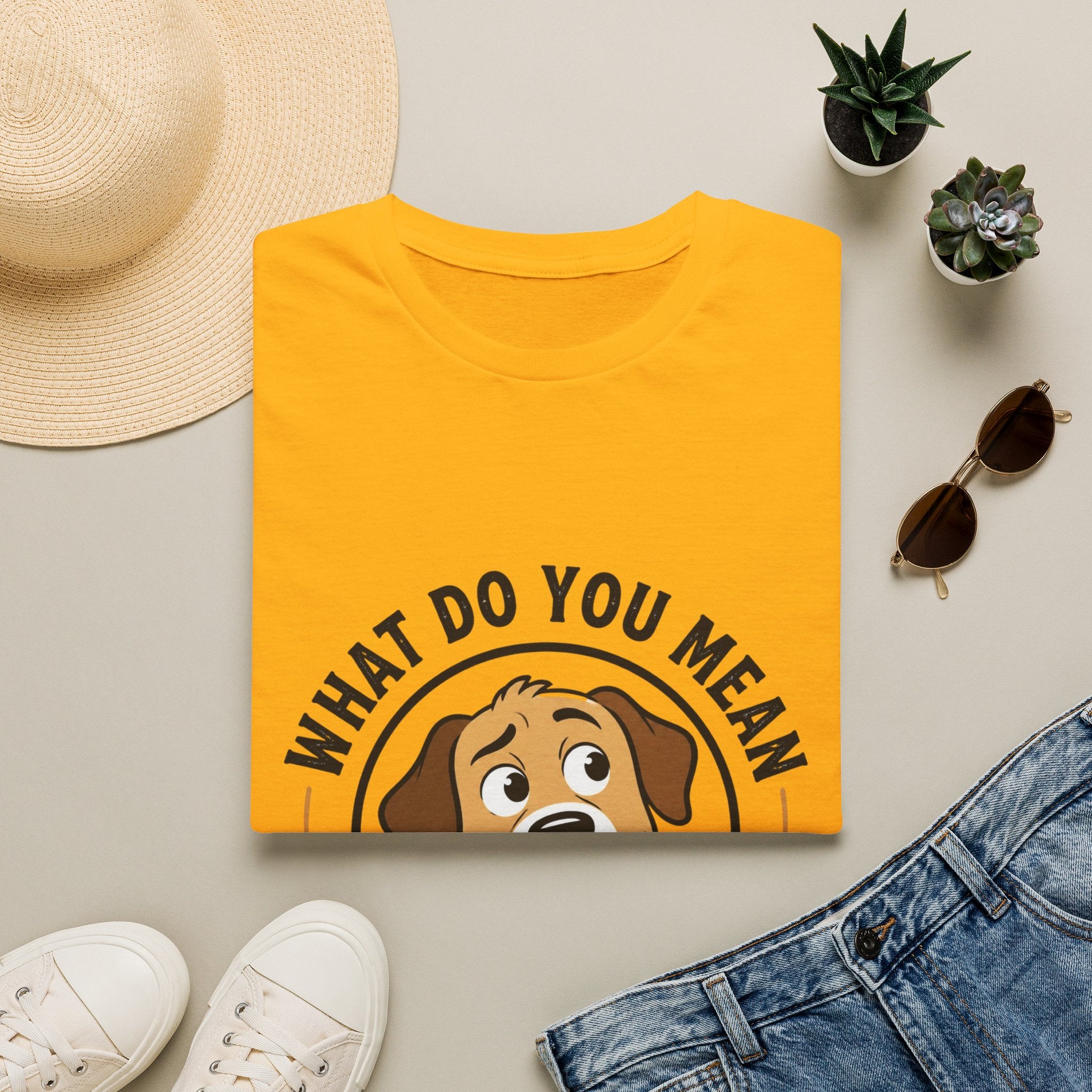 Dog T‑Shirt — “What Do You Mean It’s a Dog’s Life?” Cute Puppy Graphic Tee