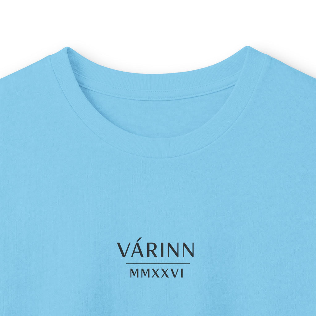 Long Sleeve Tee — Varinn Outdoor Badge Logo (Heather Gray)