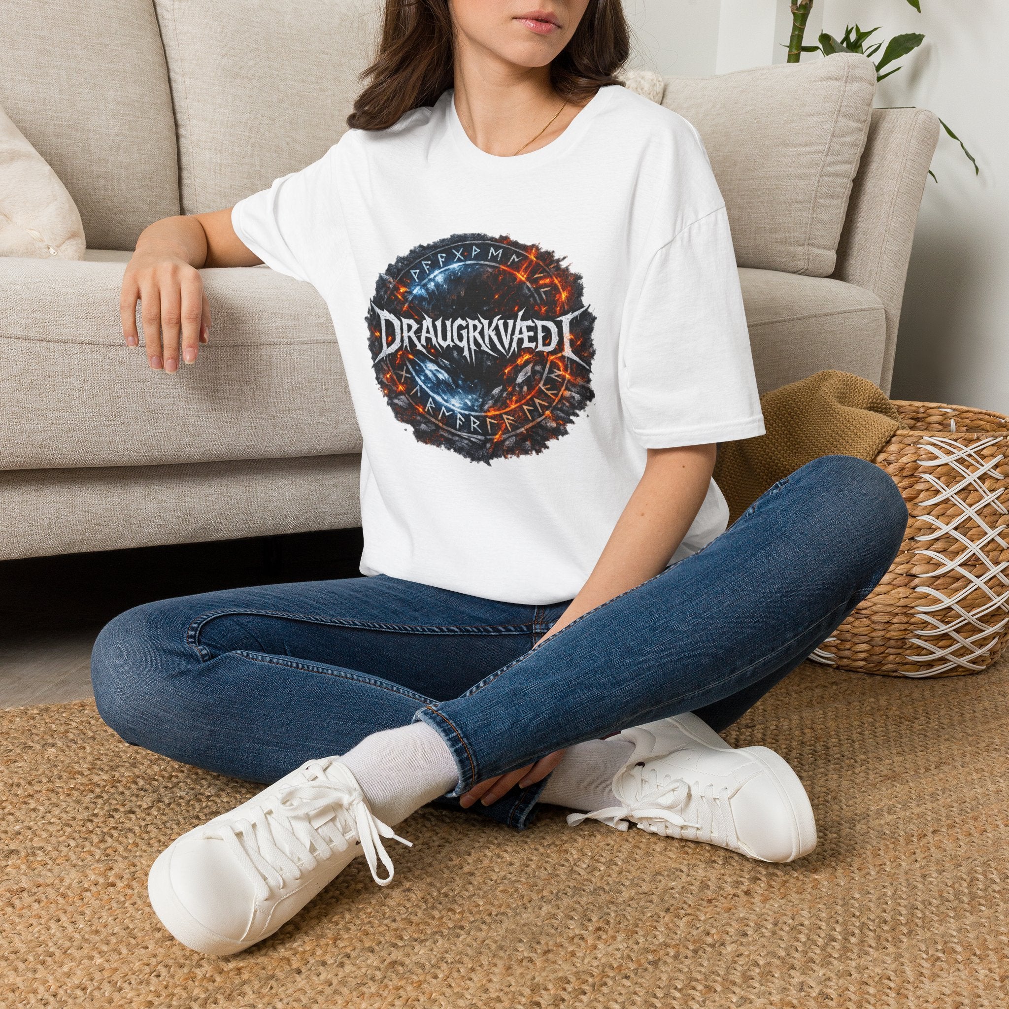 Viking Draugrkved Rune T-Shirt — Norse Mythology Graphic Tee