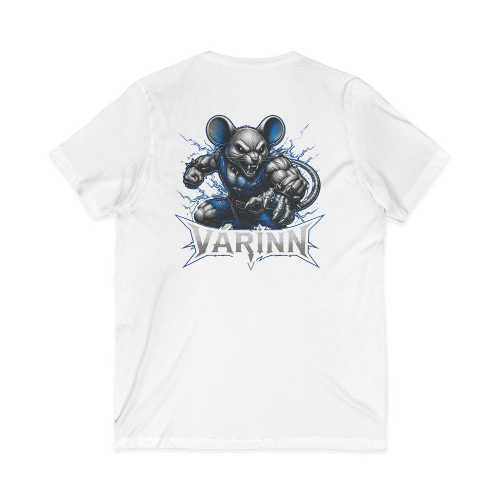 Varinn Heavy Metal Mouse Graphic V-Neck Tee
