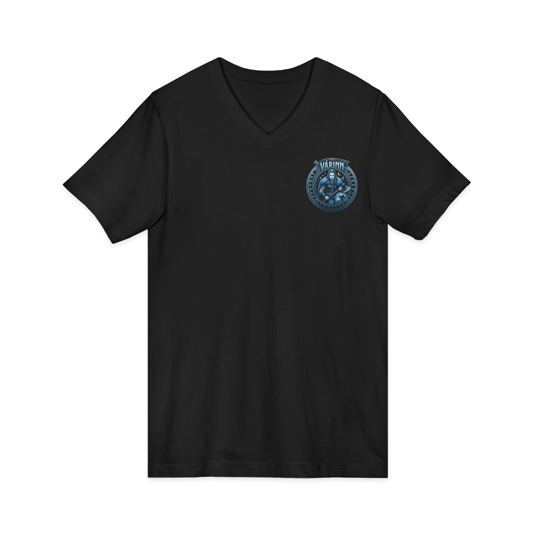 Varinn Heavy Metal Mouse Graphic V-Neck Tee