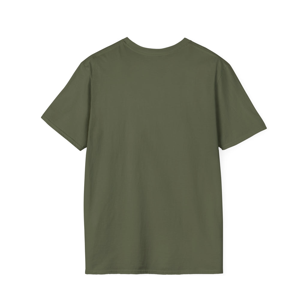 T-Shirt — "Too Old to Pretend I'm Normal" Vintage Badge Tee