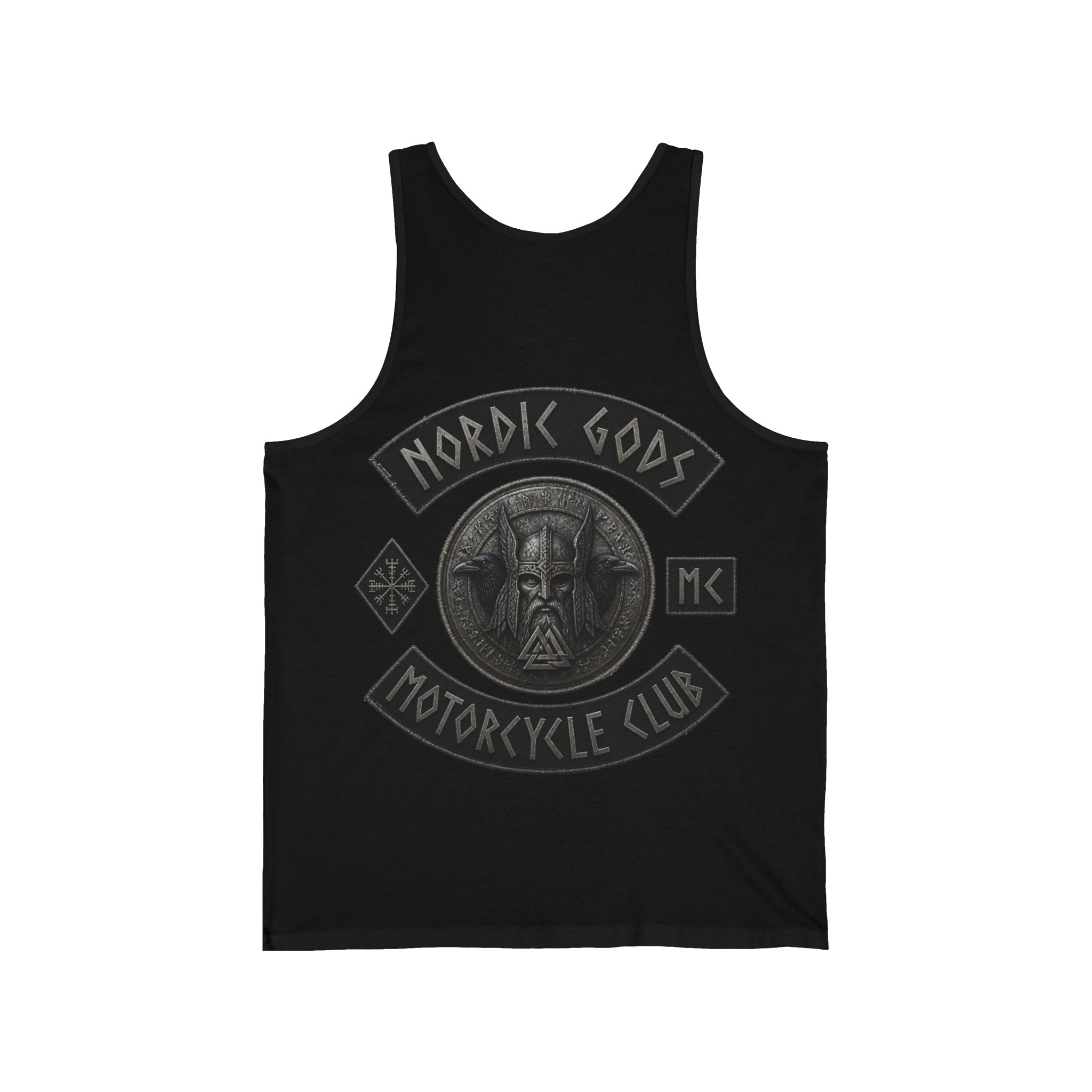 Nordic Gods Motorcycle Club Tank Top — Viking Helmet MC Biker Tank
