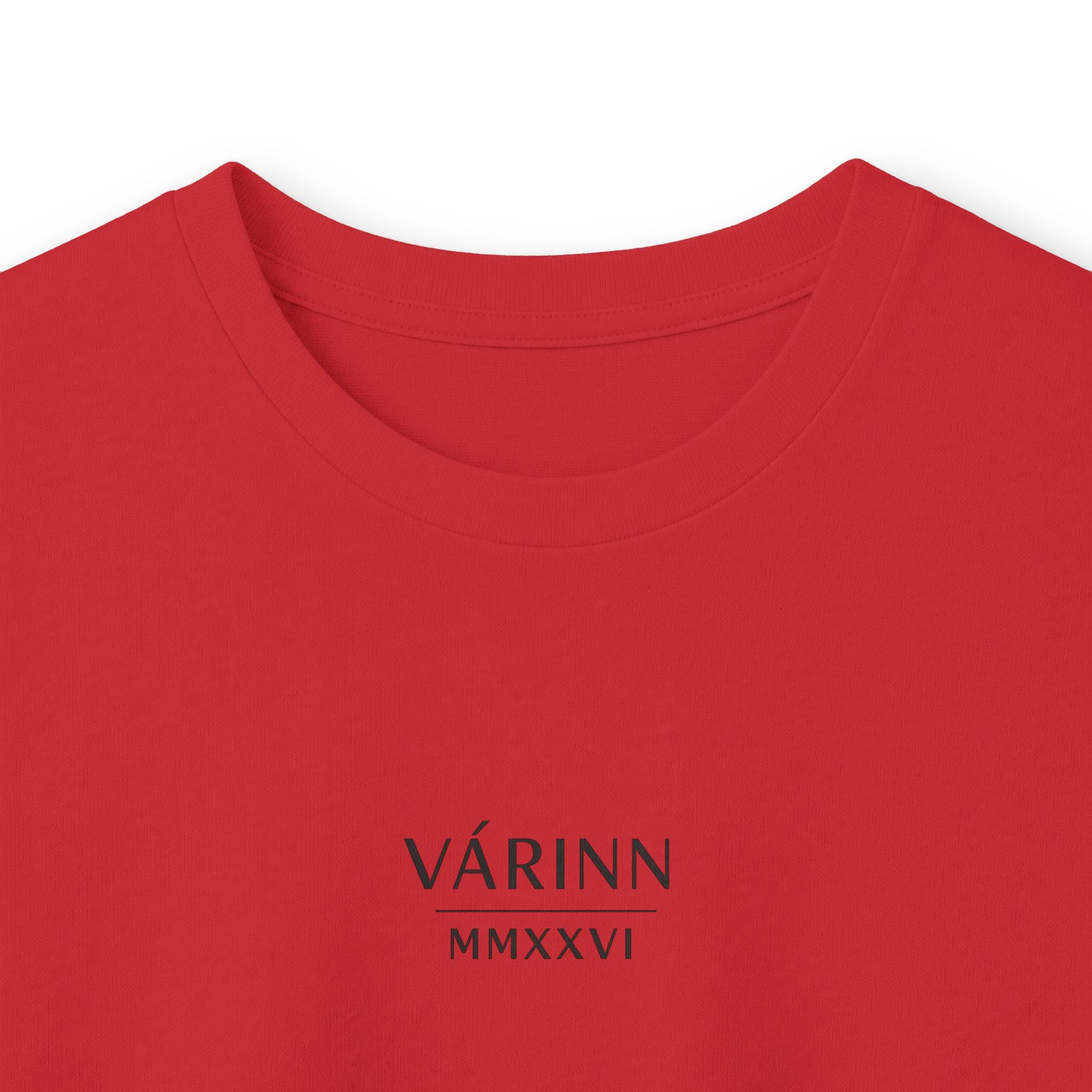Long Sleeve Tee — Varinn Outdoor Badge Logo (Heather Gray)
