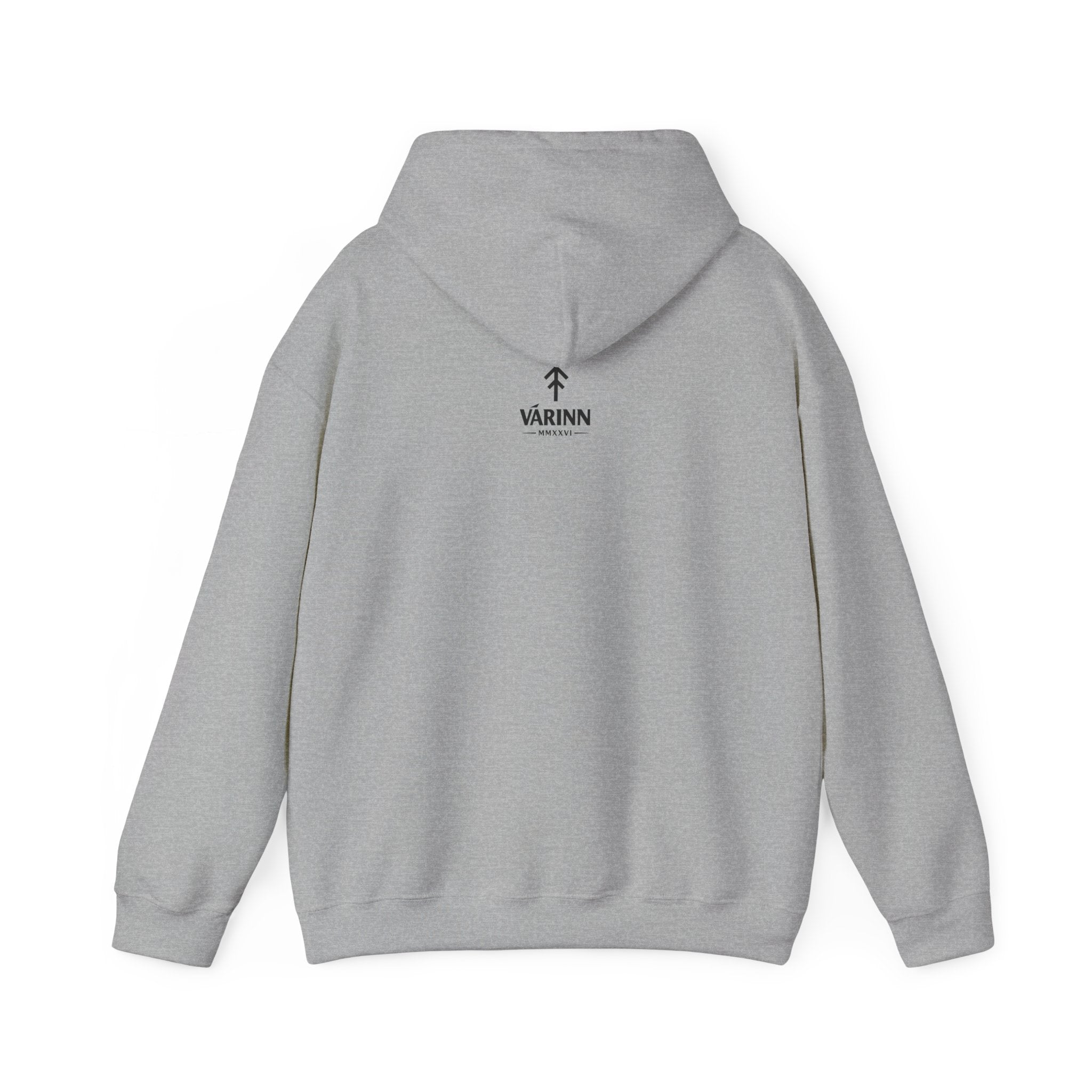 Viking Sigil Hoodie — "Þór" Norse Hammer Graphic Sweatshirt
