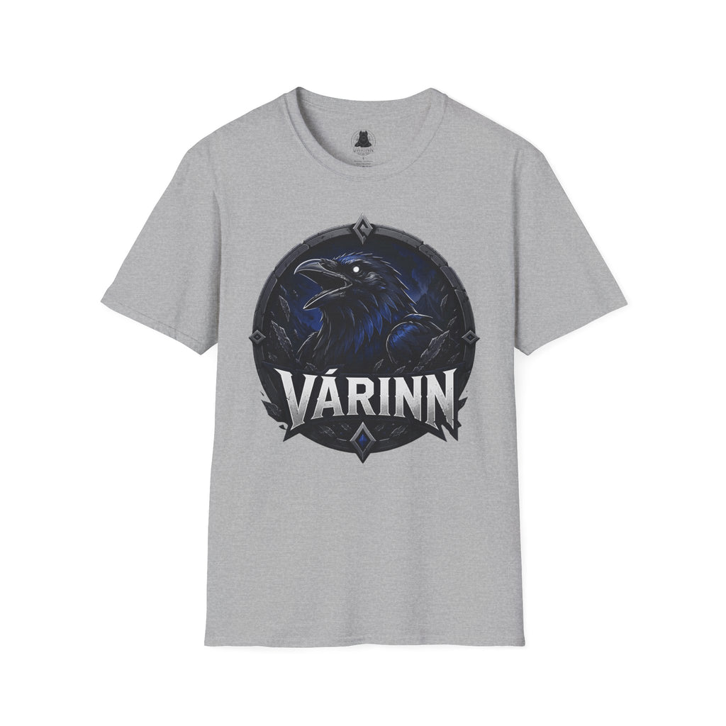 Raven Crest T-Shirt — Várinn Norse Raven Graphic Tee