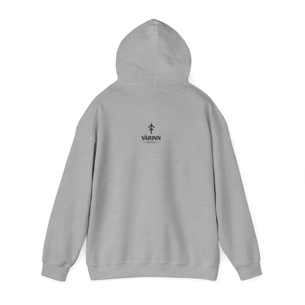 Viking Sigil Hoodie — "Þór" Norse Hammer Graphic Sweatshirt