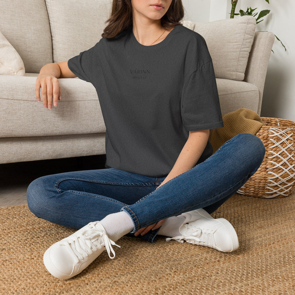 Minimalist Logo T-Shirt — Subtle Black Graphic Tee