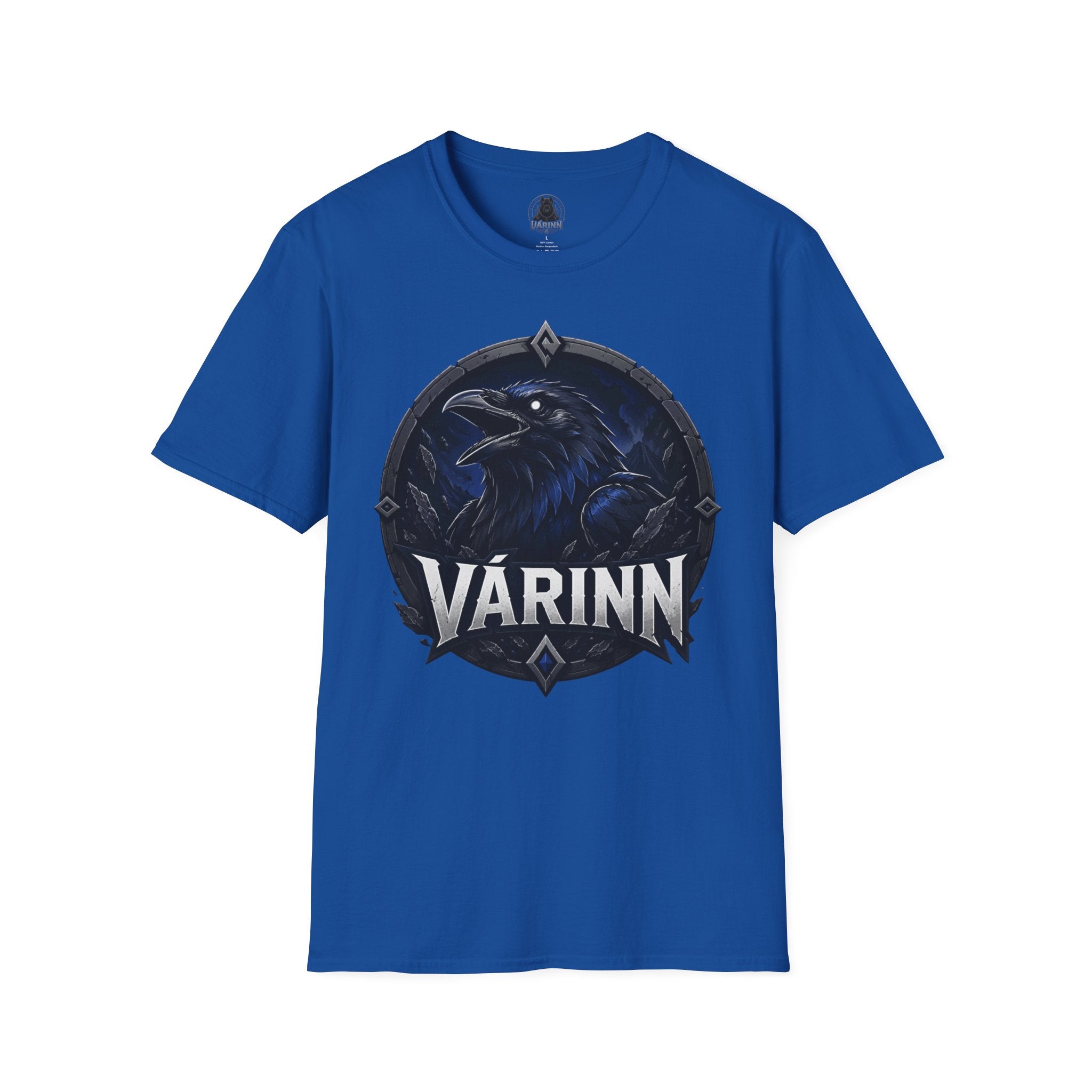 Raven Crest T-Shirt — Várinn Norse Raven Graphic Tee