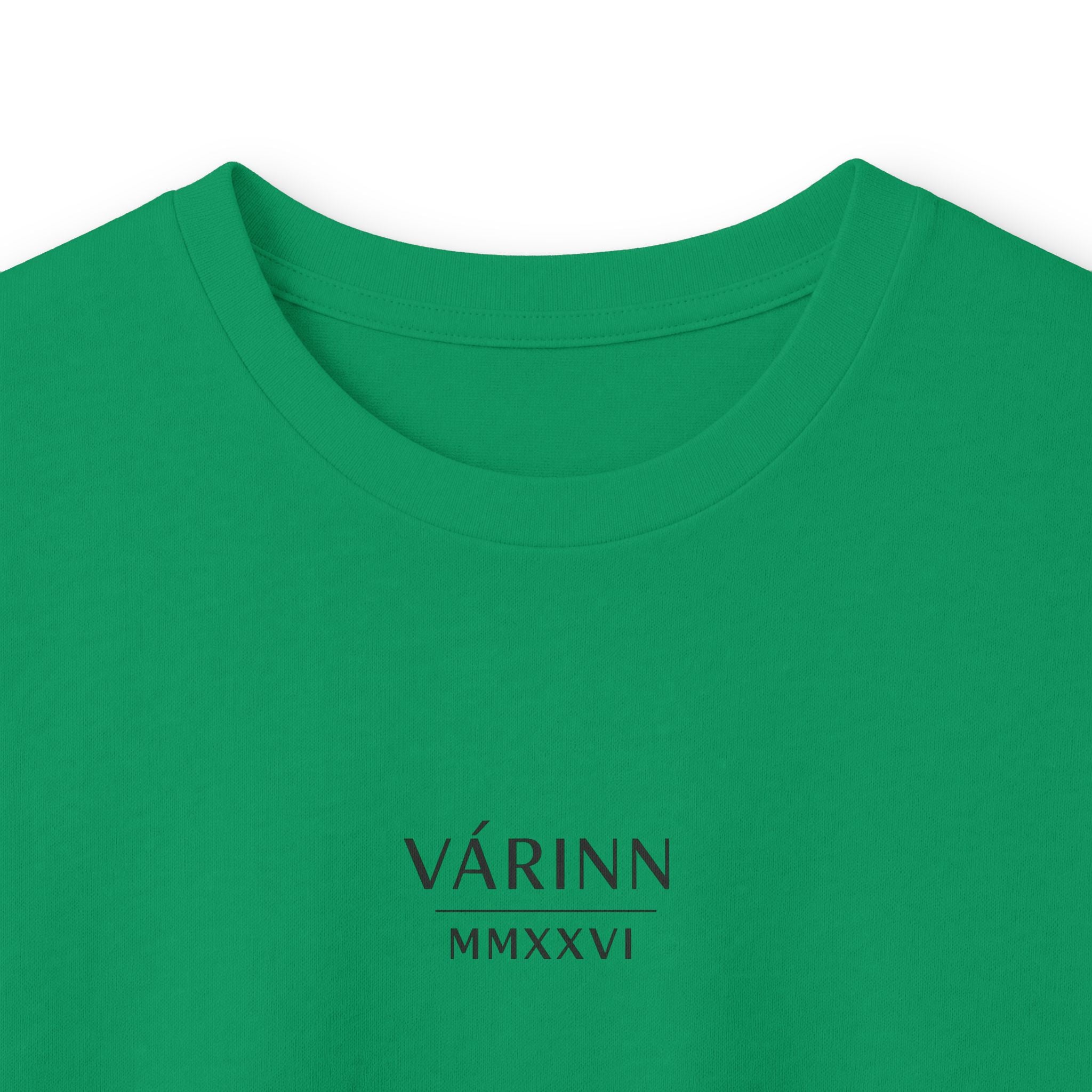 Long Sleeve Tee — Varinn Outdoor Badge Logo (Heather Gray)