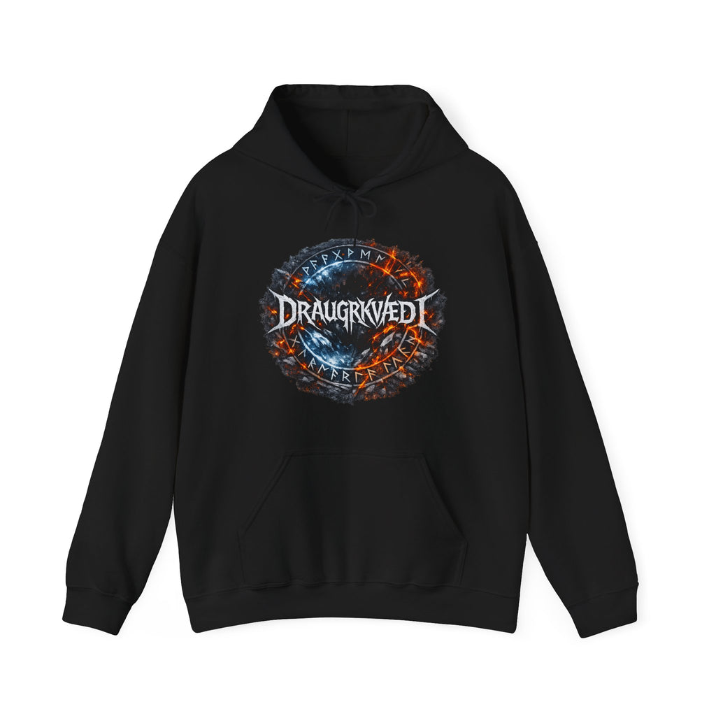 Draugrkvædi Band Tour Hoodie — Viking Metal Concert Pullover