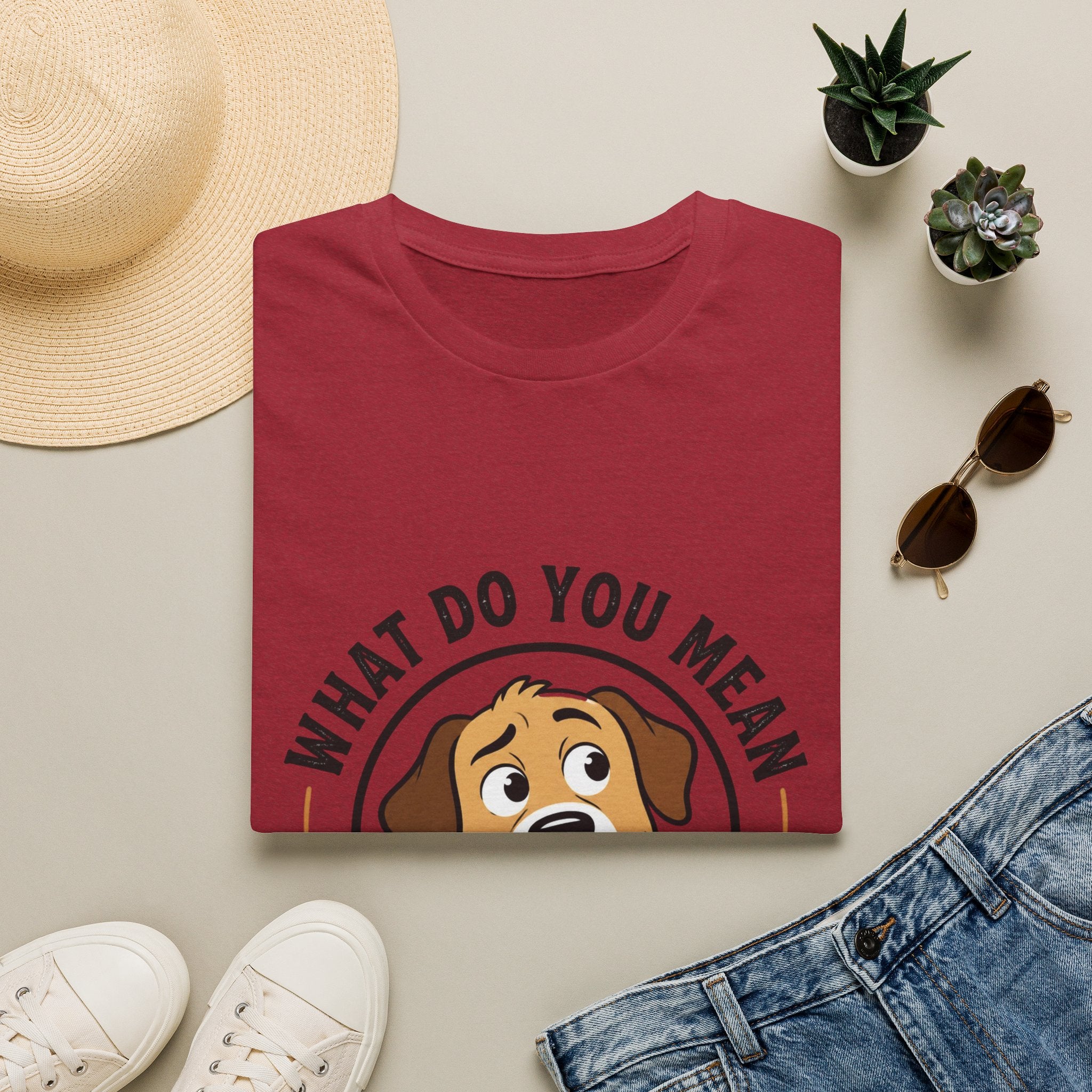 Dog T‑Shirt — “What Do You Mean It’s a Dog’s Life?” Cute Puppy Graphic Tee